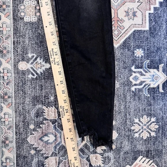 Good American Good Legs Skinny Raw Hem Denim Jeans Women’s Size 0/25 - Picture 14 of 15